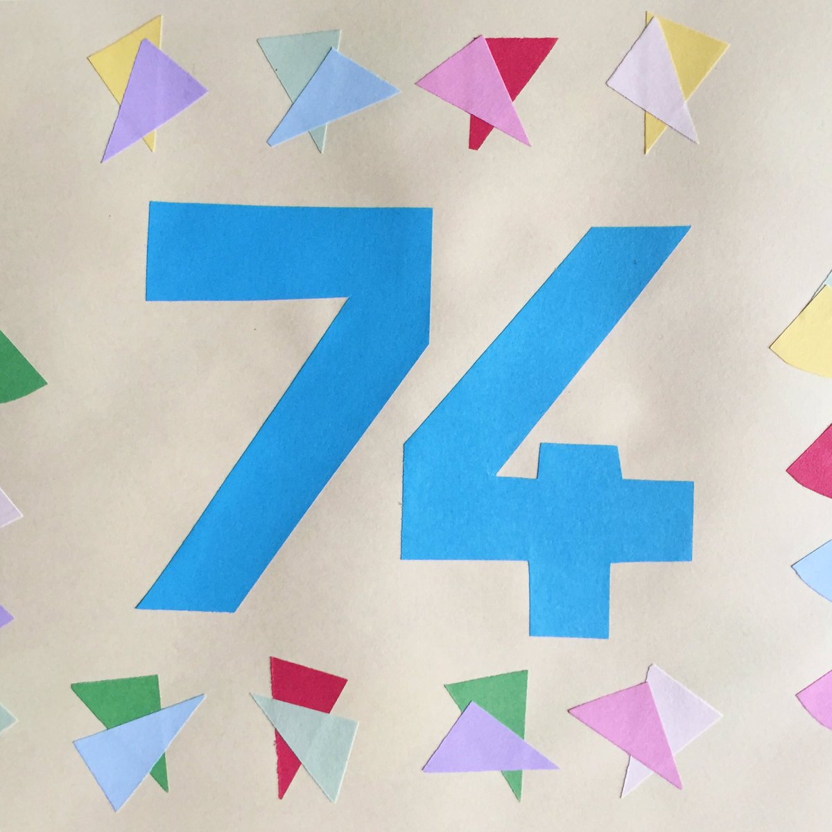 purestarkids's tweet photo. Number 74 🙌🙌🙌🙌🙌🙌🙌✌️️✌️️ #purestarkids #papercut #collage #illustration #art #typography #number #number74 https://t.co/5jUdAhSPdW https://t.co/zptx9kY3vC