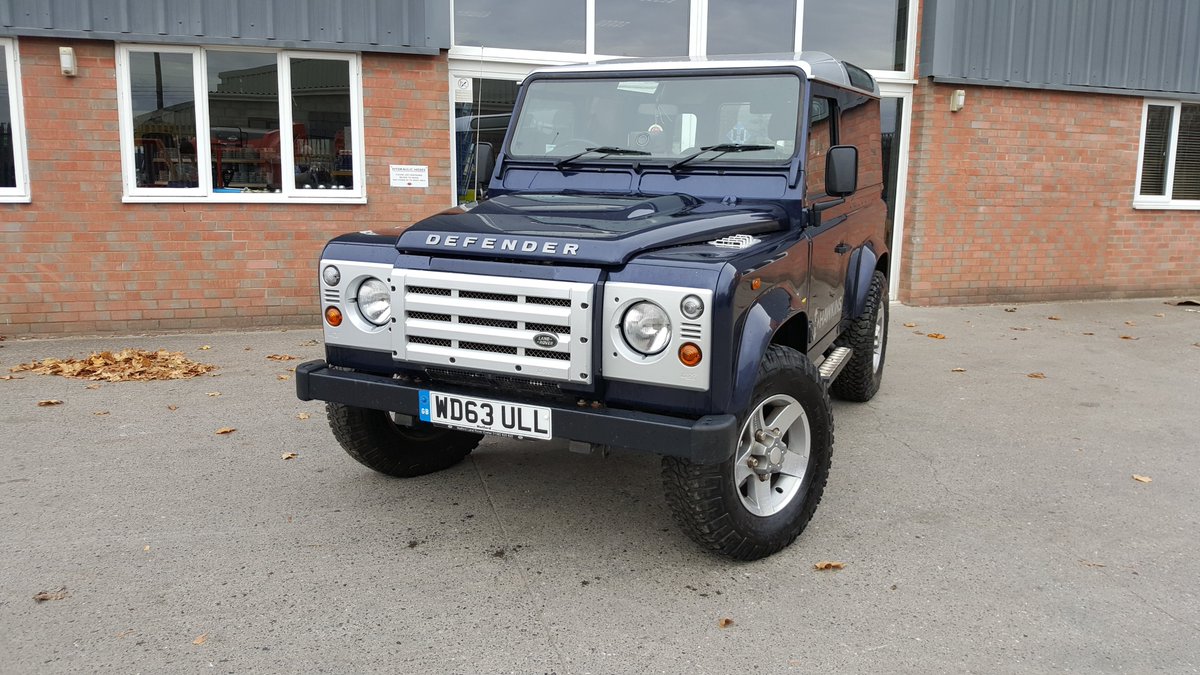 HawkinsAgri's tweet photo. FOR SALE, Land Rover Defenders x 2  54K &amp; 60K Miles, FSH. Loads of spec. £19,995 + vat. Call 01278 444366 https://t.co/SlY1xPBdzn