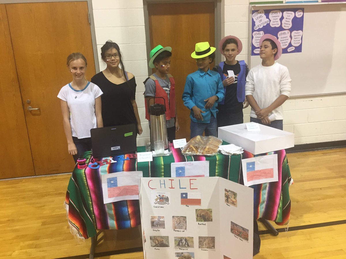 Our first Cultural Fair exploring Spanish speaking countries was a huge success. Students shared the culture and dances of the country.