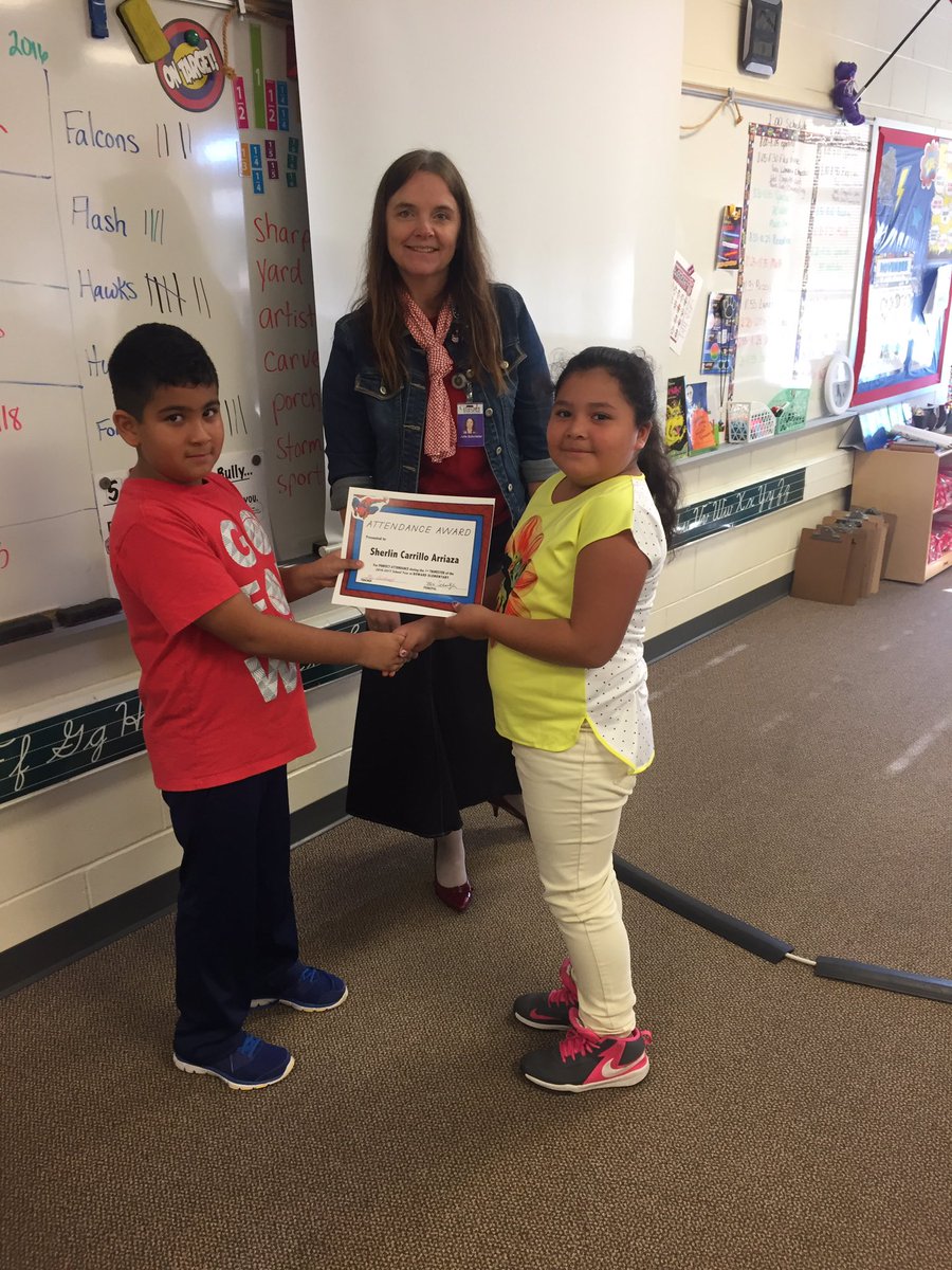mrscaldwell4's tweet photo. Our class had 3 students who have not been late or missed for 65 school days! Way to go 3rd grade! #gihoward https://t.co/6yNJJ5JqFO