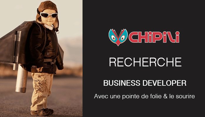 ChipiliStage's tweet photo. #emploi #bzh Rejoignez #CHIPILI en tant que #Business #Developer H/F c'est par ici ; https://t.co/jp0YQ49TfP cc @LaFrenchTech @VIPEVANNES https://t.co/6ZxMmW7xoH
