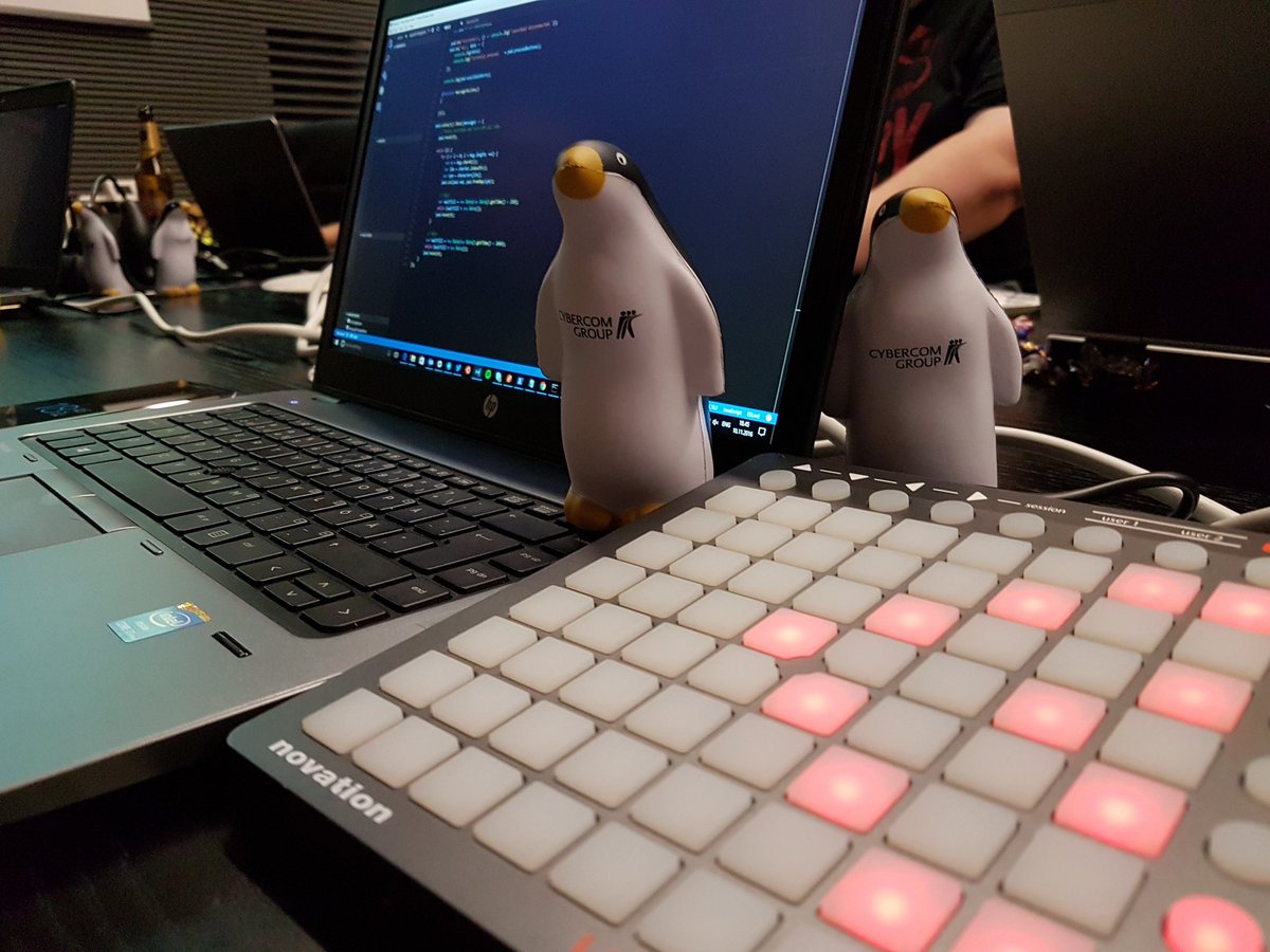 therolle's tweet photo. @CybercomFinland #HackingGreat evening with colleagues and friends. Repurposing @WeAreNovation launchpad to control cloud servers https://t.co/29M7hbhvAh