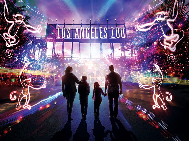 LA_OnABudget's tweet photo. LA Zoo lights is starting soon! Groupon is currently selling cheaper tickets starting at 2 for $15. https://t.co/CJ6hCLZySc