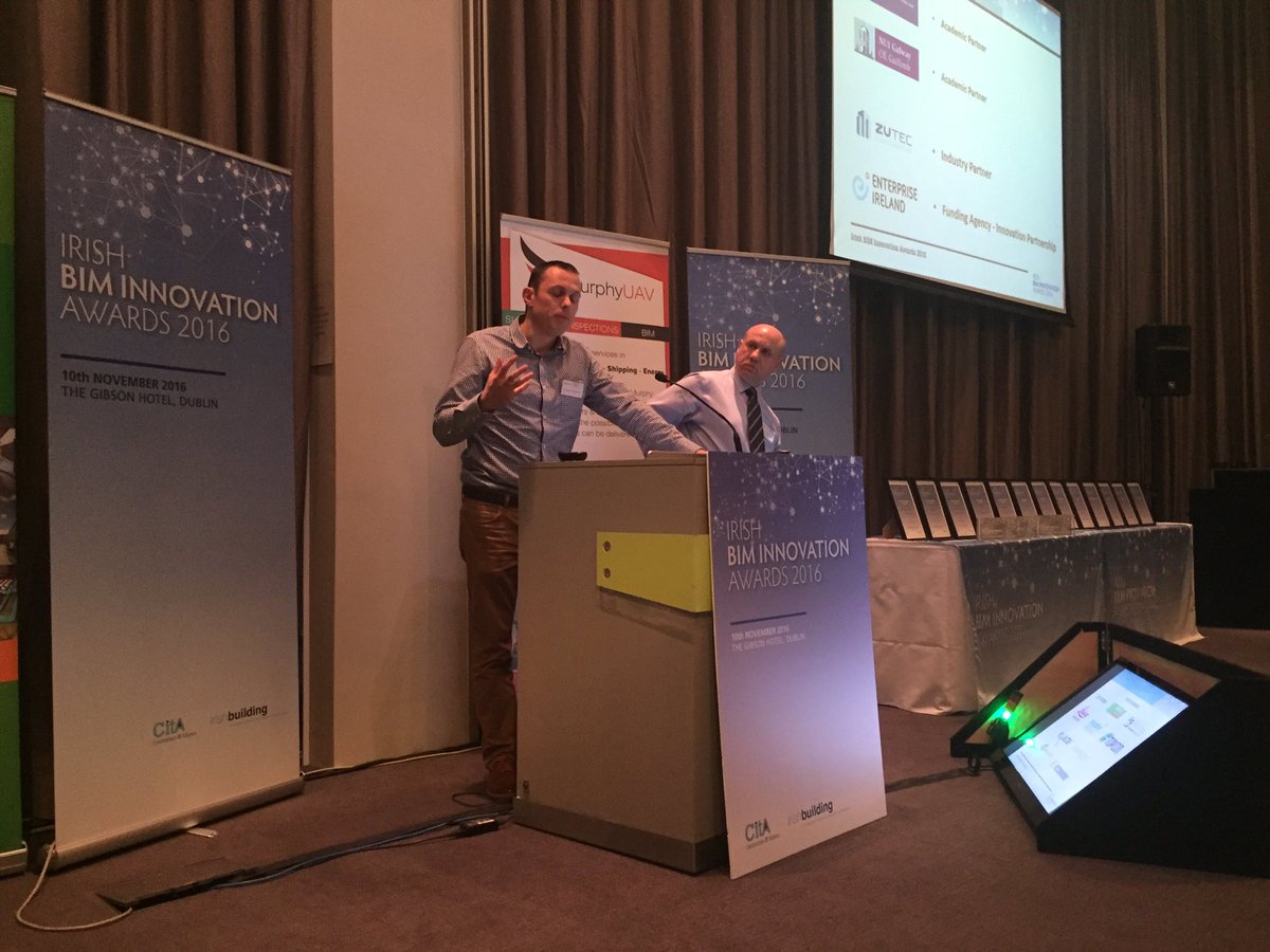 CITA_Ltd's tweet image. James O&apos;Donnell of @UCDEngArch now presenting to the #IBIAwards