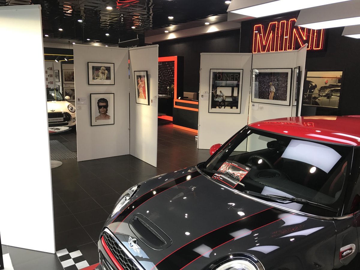 SytnerMINI's tweet photo. Sytner Cardiff are all ready for their David &amp; I Event tonight. Look out for more photos throughout this evening #OFFBEATLOUNGE https://t.co/kmP0koQPEg