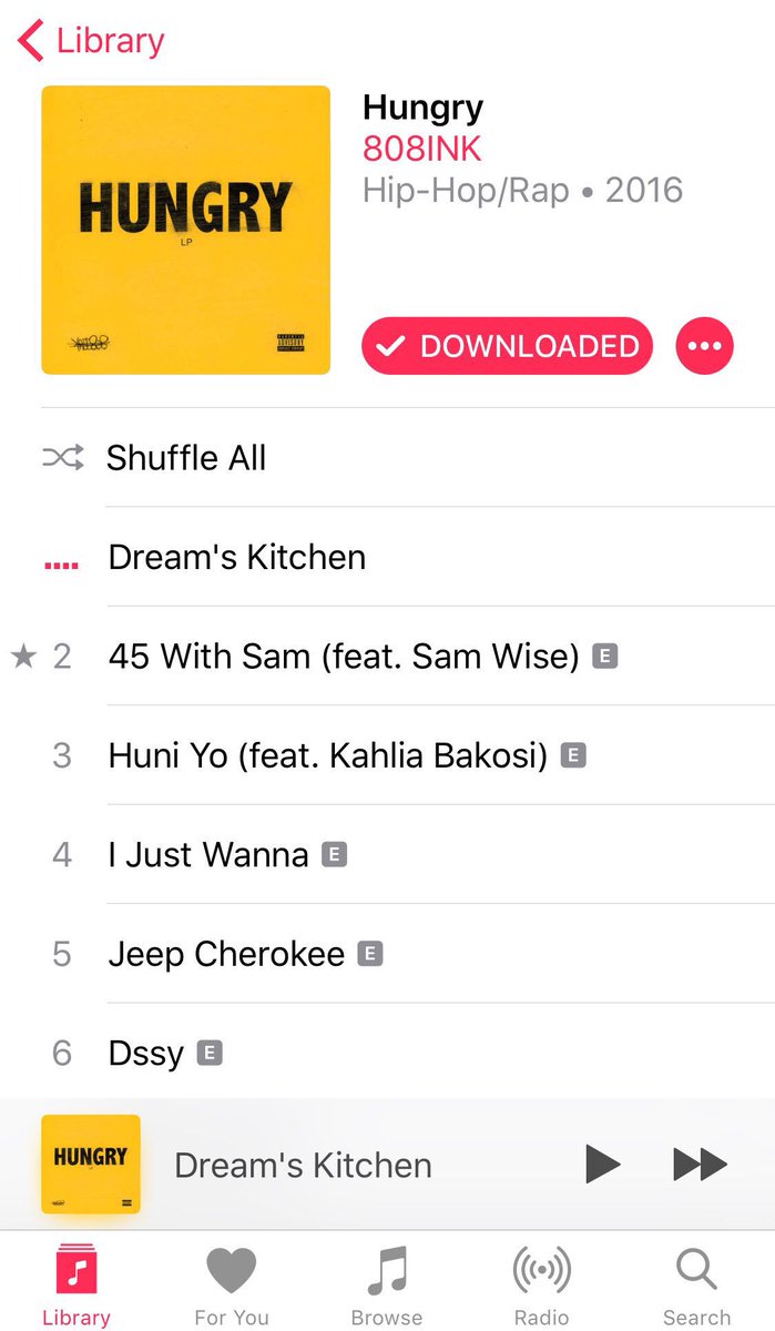 Nicholasdon200's tweet photo. Got that new π₯π₯ from @808INKmusic go and get yours now #HUNGRYLP ππππΎ https://t.co/ltKPzzPDOm