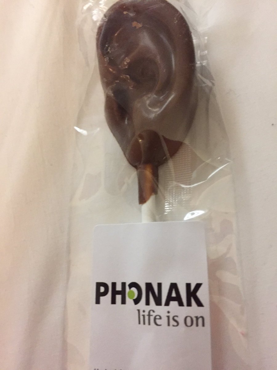 a chocolate ear means only one thing... the #BAAConf