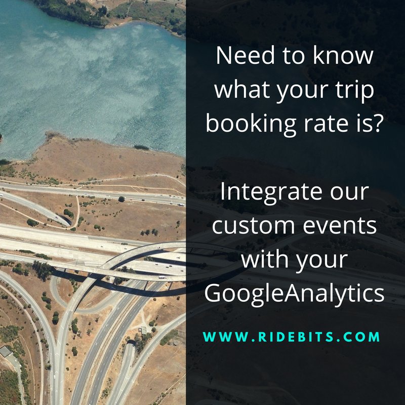 ridebits's tweet image. Want to know more about your  booking flow? Link @ridebits events with @googleanalytics to learn more. #Ridebits #limosoftware #analytics