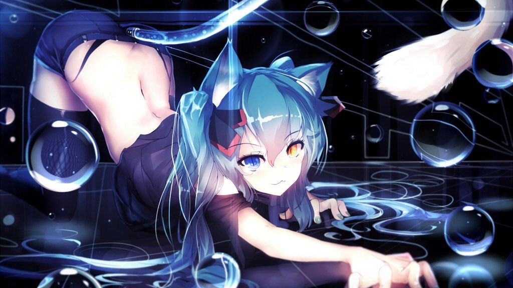 DarkDeityMiku's tweet image. Miku ~ "Nyaa, I haven't done one of these before and I kinda want to try it."