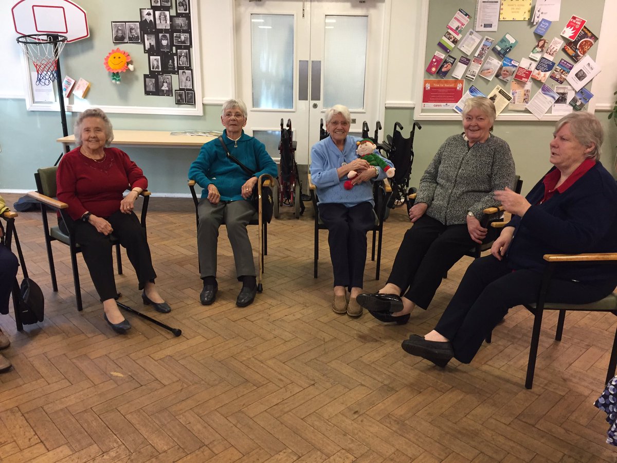 KaybeElf's tweet photo. Fantastic day already, spent time exercising with fellow octogenarians #elflife #exercise #daycentre https://t.co/t9InYLhaFX