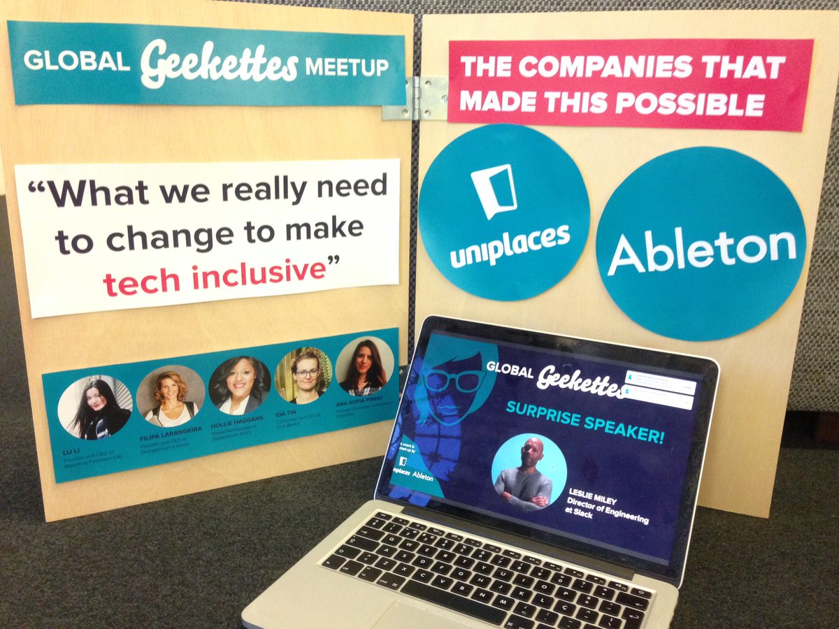 PTGeekettes's tweet photo. Aaaaaand we have a surprise speaker:
Leslie Miley, Director of Engineering @SlackHQ !!!
See you at 8:00 pm! ✨ https://t.co/d1krqduQS6
