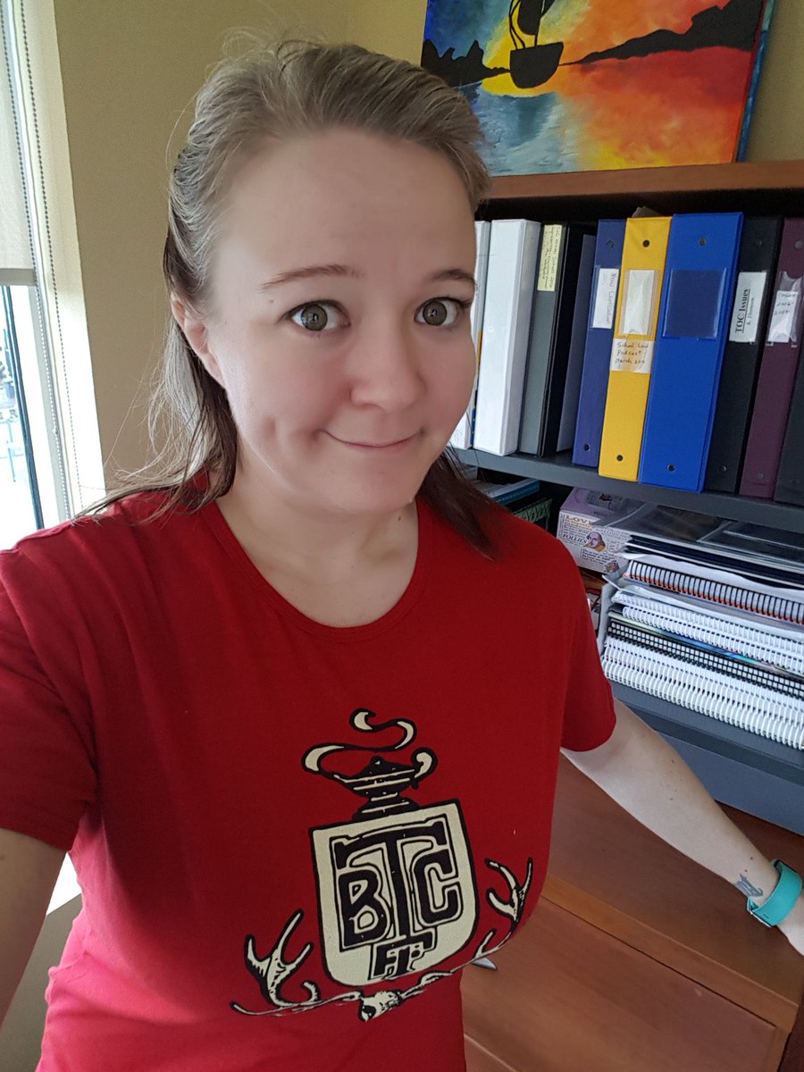 MsAmandaLong's tweet image. Wearing my @bctf tee today for good luck. #bctf2016 #bced