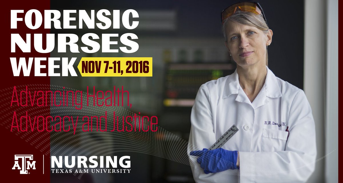 TAMU's tweet image. This week, we are recognizing the impact made by our forensic nurses &amp;amp; students at @TAMUnursing for #ForensicNursesWeek! #BeFearless #tamu