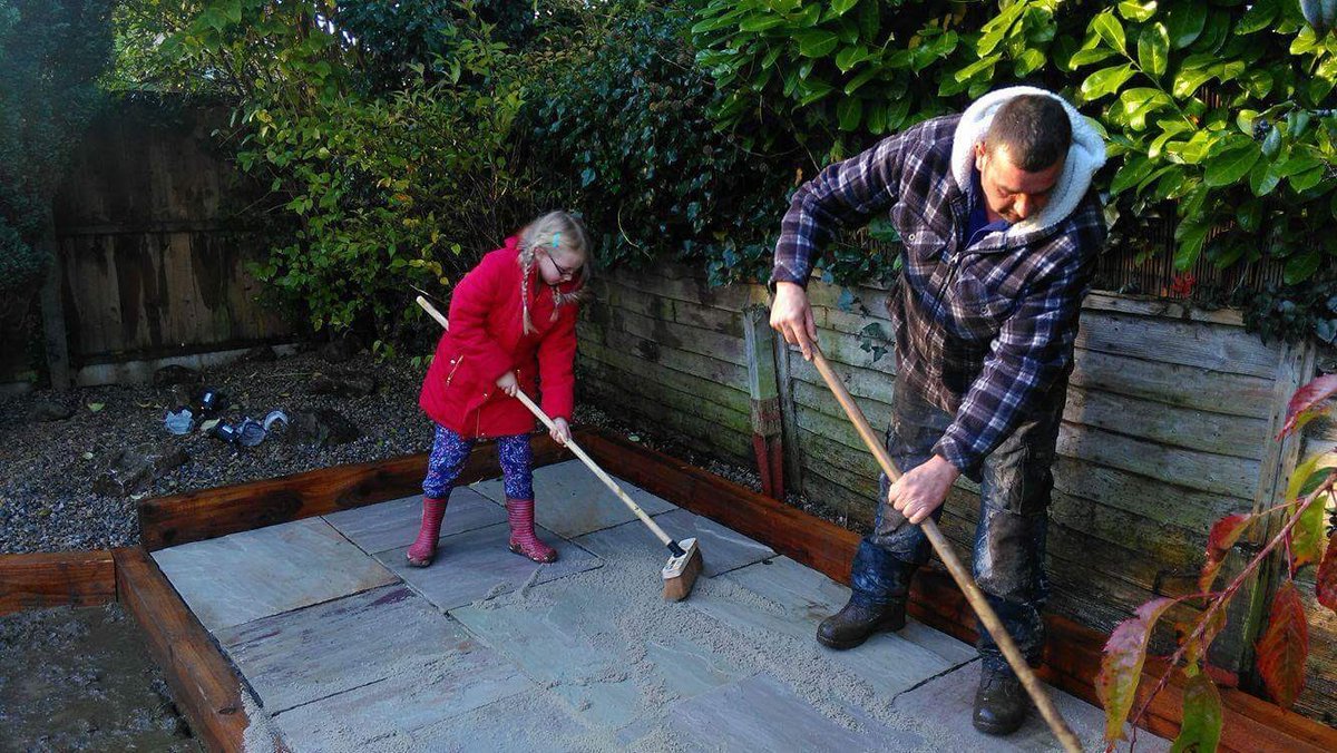 DawnFidler's tweet photo. So happy that Olivia has enjoyed helping create her special memory garden for her brother Max today, cant wait to see the final reveal ❤️ https://t.co/zUZODThDWb
