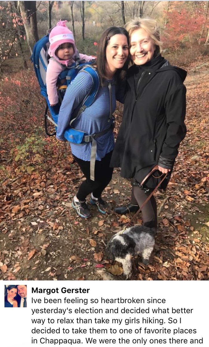 merica's tweet photo. A woman from White Plains, NY seemingly ran into Hillary and Bill Clinton on a hike today https://t.co/H9lpXBZBpR