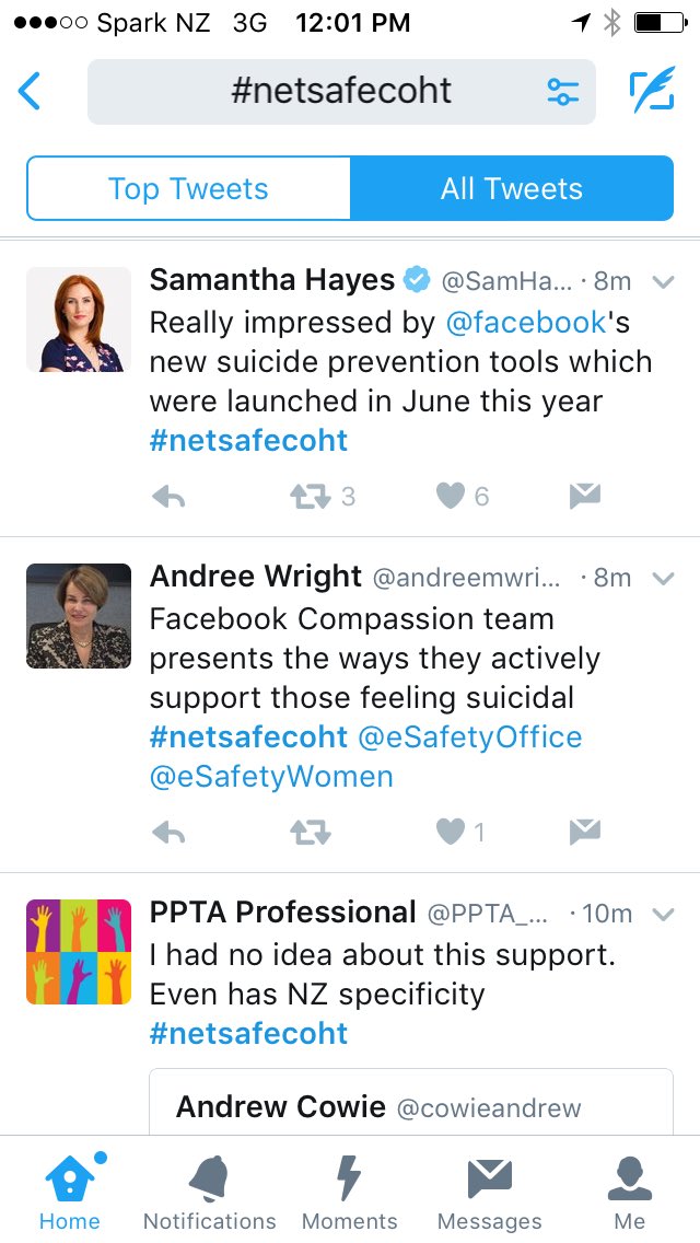 Choose "report", "I don't think it should be on Facebook" &amp; select self-harm - let's spread the word!! #netsafecoht