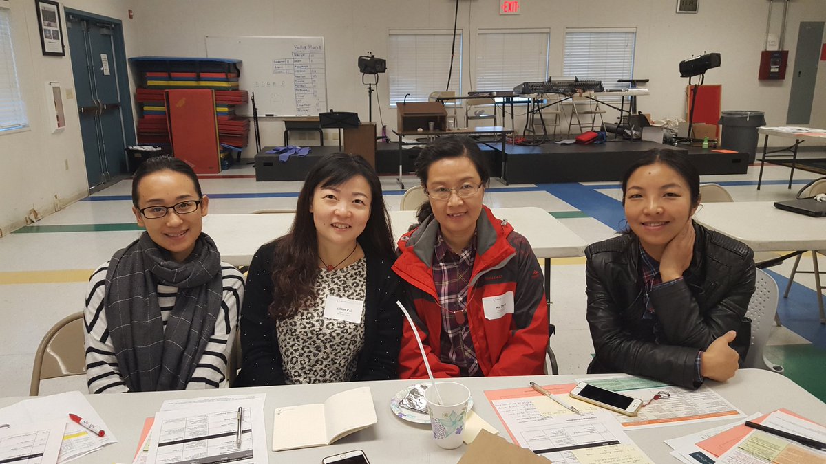 WhiskandaPen's tweet photo. Welcome #steam4all Practicum guests! lovely ladies frm @bullischarter Sister School in China #GlobalEdChat #pbl #pblchat @STEAM_SCCOE https://t.co/FdTdS5Rcne