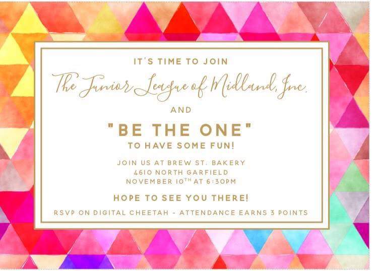 JrLeagueMidland's tweet photo. Don't forget about tonight's social at Brew St. Bakery! Attendance earns 3 points!! https://t.co/8aHrr3iJzf