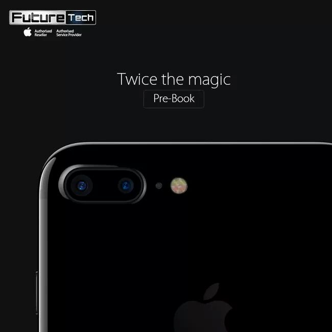 FutureTechAASP's tweet image. Capture moments worth displaying with iPhone 7 plus that has dual camera. Pre-book now. For more details visit goo.gl/QNMtVQ