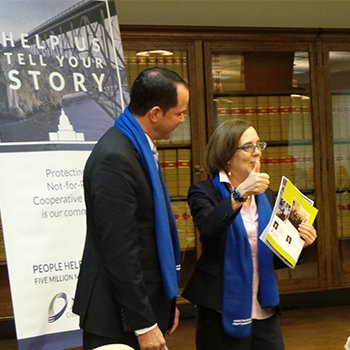 NWCUA's tweet photo. S/O to @OregonGovBrown on her win in Tuesday’s election. Thank you for being a supporter of credit unions! #ORPOL #CUGOTV https://t.co/7mA2sYvLcn