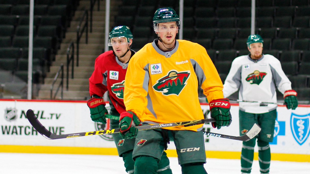 mnwild's tweet photo. Zack Mitchell is expected to make his #NHL debut tonight, while #mnwild also gets back Haula. 

The Wild Warmup → https://t.co/raoMifUUuz https://t.co/Loe1M2UUhO
