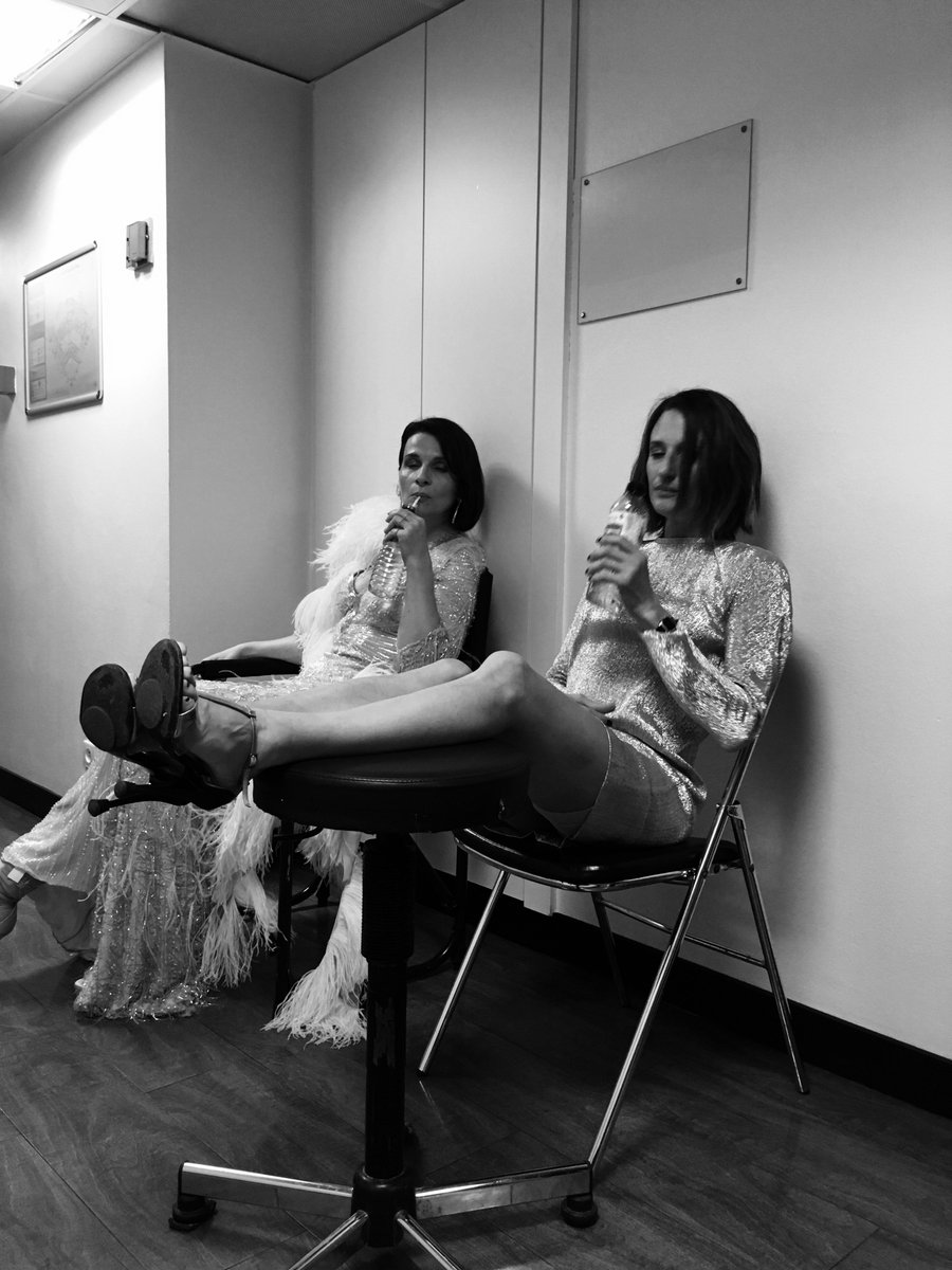 #Tbt Pause in the <a href="/CannesPalais/">Palais des Festivals</a> shooting.