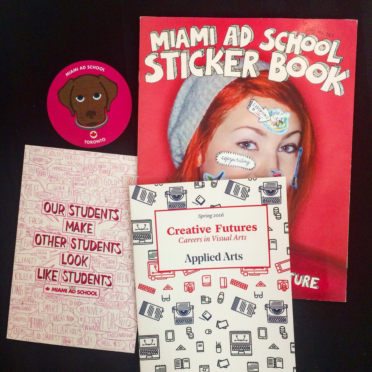 MiamiAdSchoolTO's tweet photo. We had a great time exhibiting at the @AppliedArts #CreativeFutures2016 expo. Stay tuned for our #OpenHouse coming up next week! https://t.co/pfq91Q5fS9
