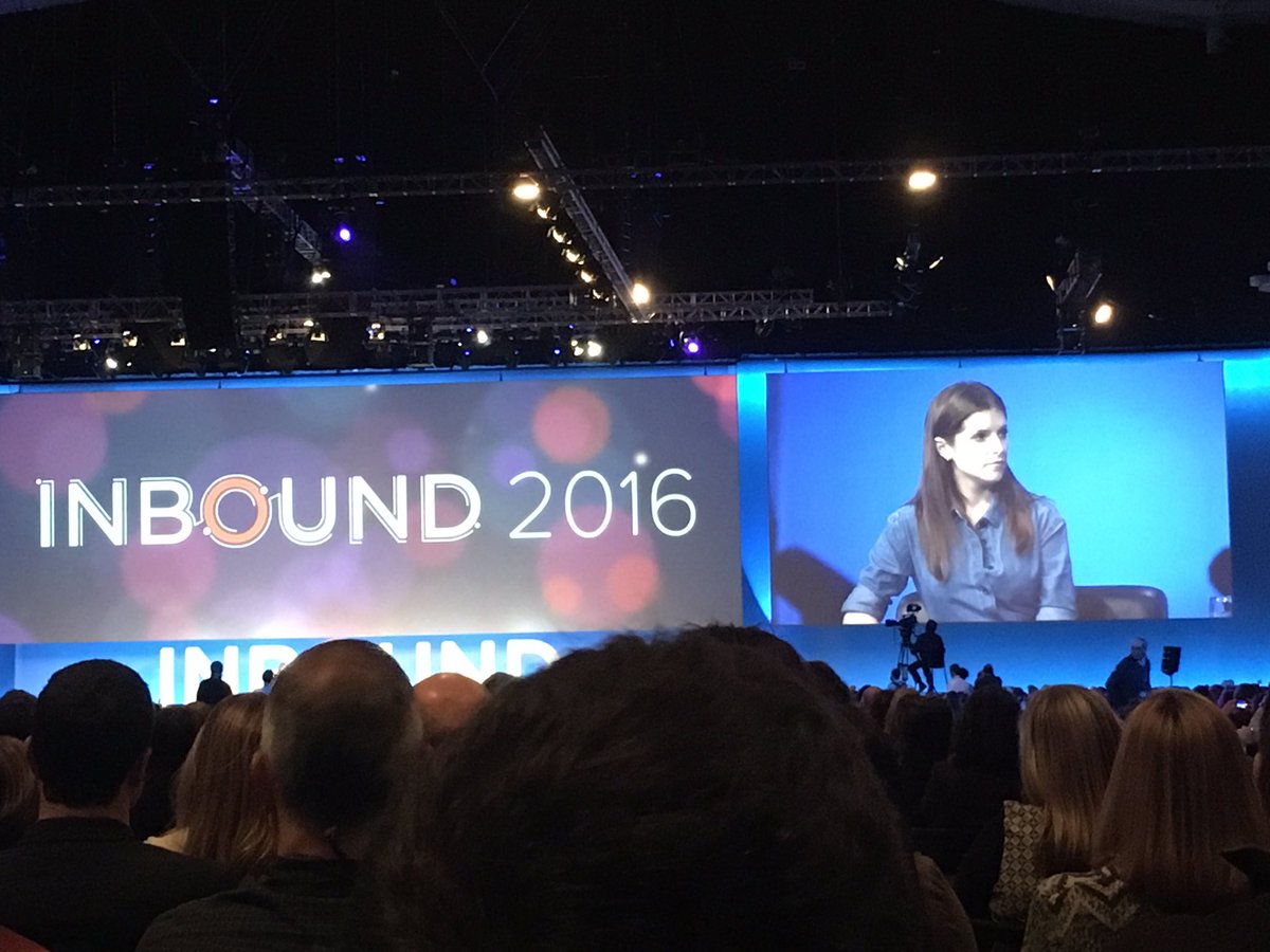 WhatEmilySays's tweet photo. I'm feeling giddy right now. 😻 “@jm51507: This is happening! @AnnaKendrick47 at #INBOUND16 https://t.co/6cwaJDIpG1”