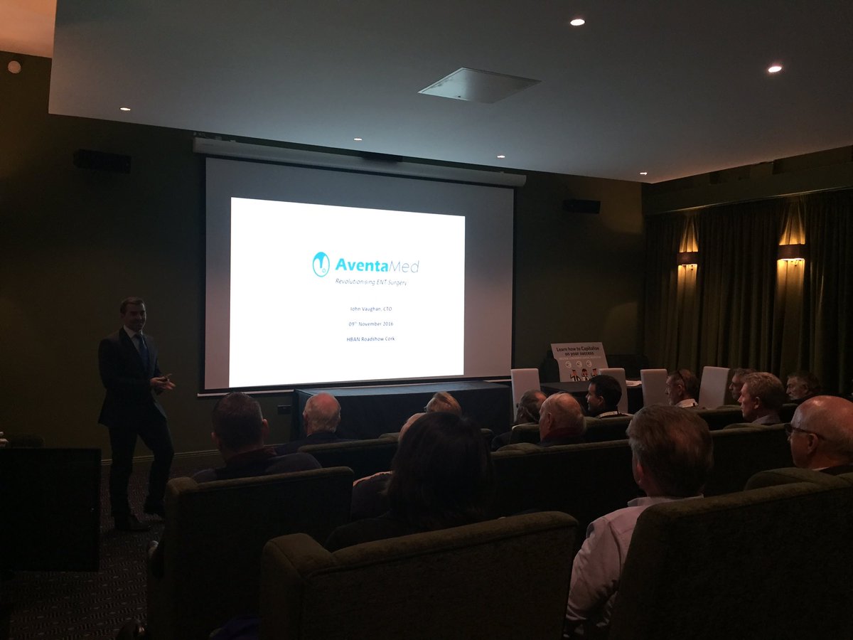 AxisBic's tweet photo. John Vaughan @AventaMed what an amazing journey &amp; story @HaloIreland #Cork roadshow #BAW16 https://t.co/UMqInSO0SU