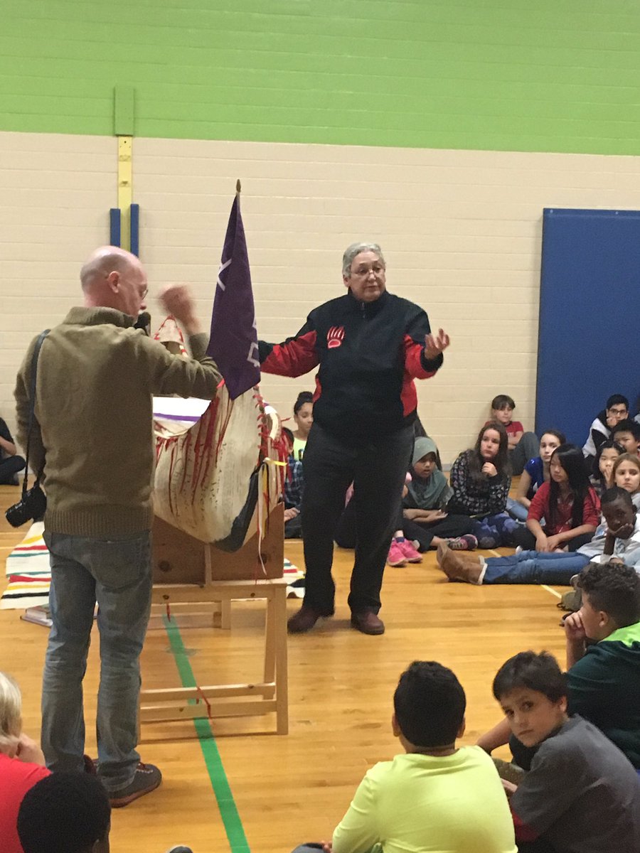 Treaty Canoe presentation for Treaties Week#@GilesCondors