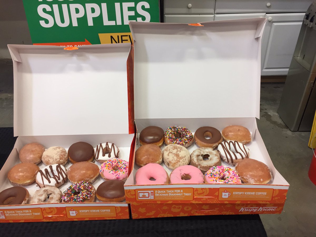 Because a contractor commented on the LTSA Survey that they wanted donuts from 115-245 this Thursday. We aim to please. <a href="/AlexAmoTHD/">Alex Amo</a>