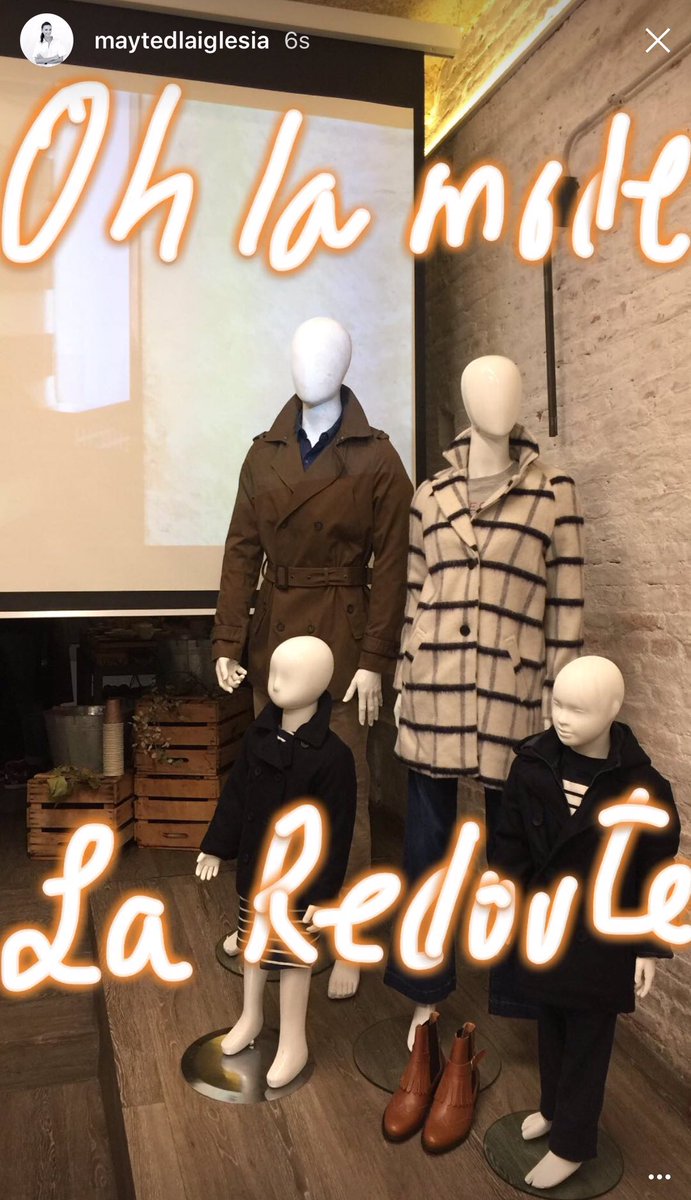 maytedlaiglesia's tweet photo. .@LaRedoute_ES presenta hoy sus colecciones O/I en un after work de lo más chic. #ohlamode #laredoute #melopido https://t.co/PROSrN9ioH