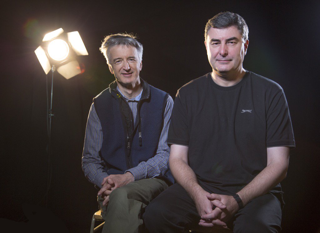 uniofleicester's tweet image. Congratulations to Jan Zalasiewicz &amp;amp; Mark Williams for winning our Research Excellence Award #DiscoverLeicester