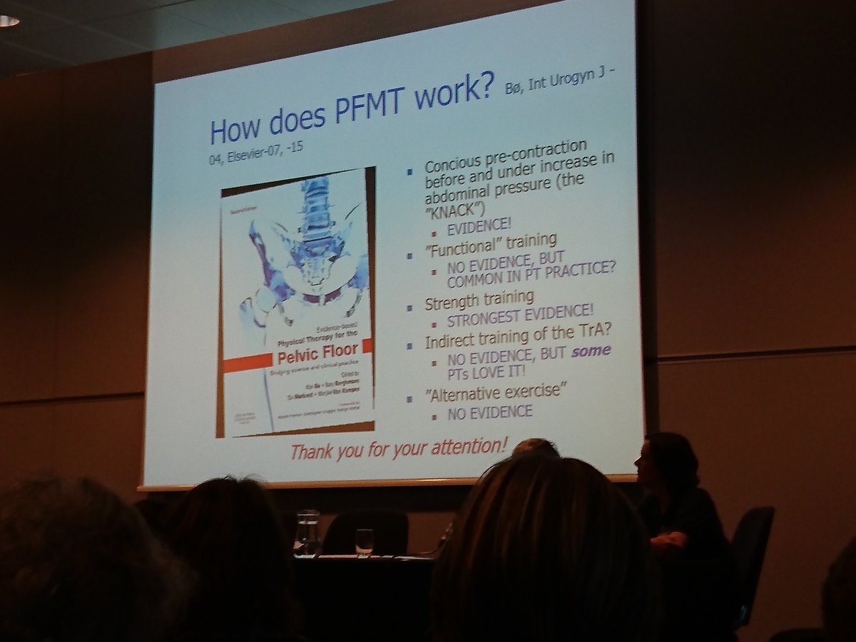 Pelvic Floor Muscle strength training still the best treatment for stress incontinence and prolapse #POGP2016
