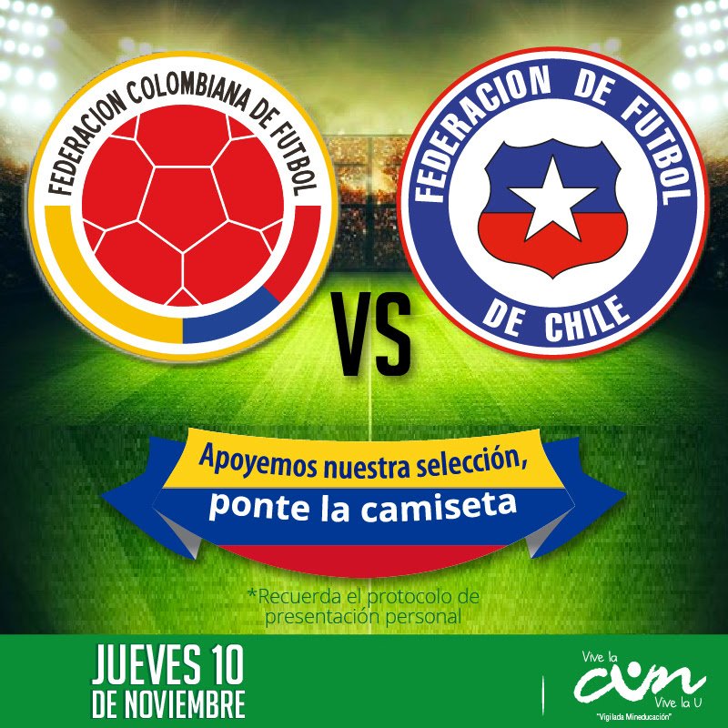 CUN_Huila's tweet photo. Por que en la CUN vivimos la pasión por nuestra tricolor.
¿Cuál es tu marcador para el partido ⚽️⚽️⚽️
#COL 🇨🇴 vs #CHI🇨🇱
#ViveLaCUN https://t.co/86Bgg4FnRq