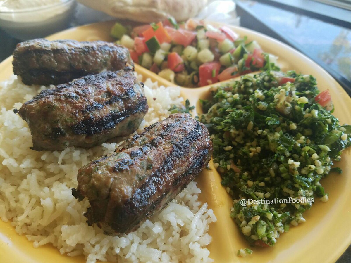 destinfoodies's tweet photo. #lunchtime #Beef #Kabob Platter w/Israeli &amp; Tabouli #Salad #basmatirice #destinationfoodies #mediterranean  #tasty @HummusArdmore https://t.co/BS4wxJz6w3