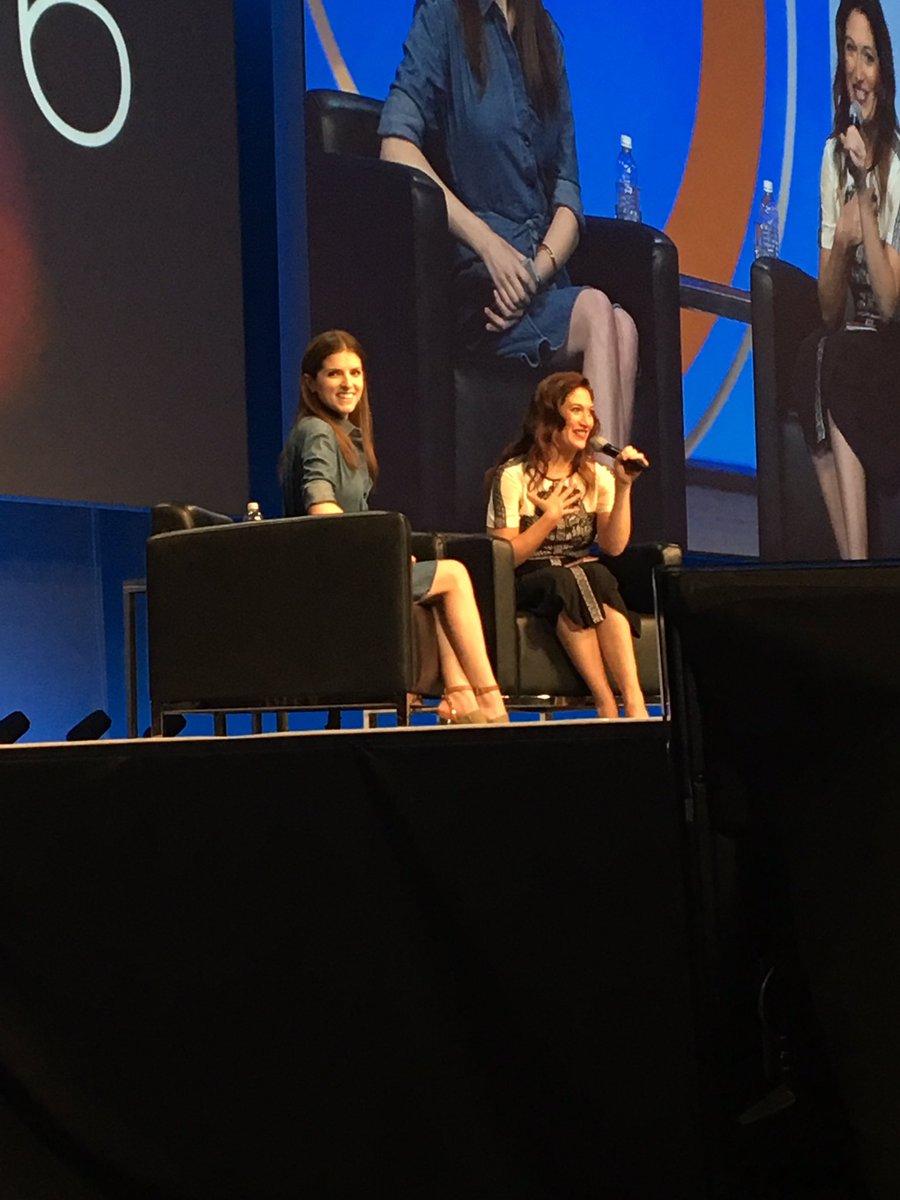 dani_newj's tweet photo. Be your authentic self - @AnnaKendrick47 at #INBOUND16 https://t.co/L09RXVQui2