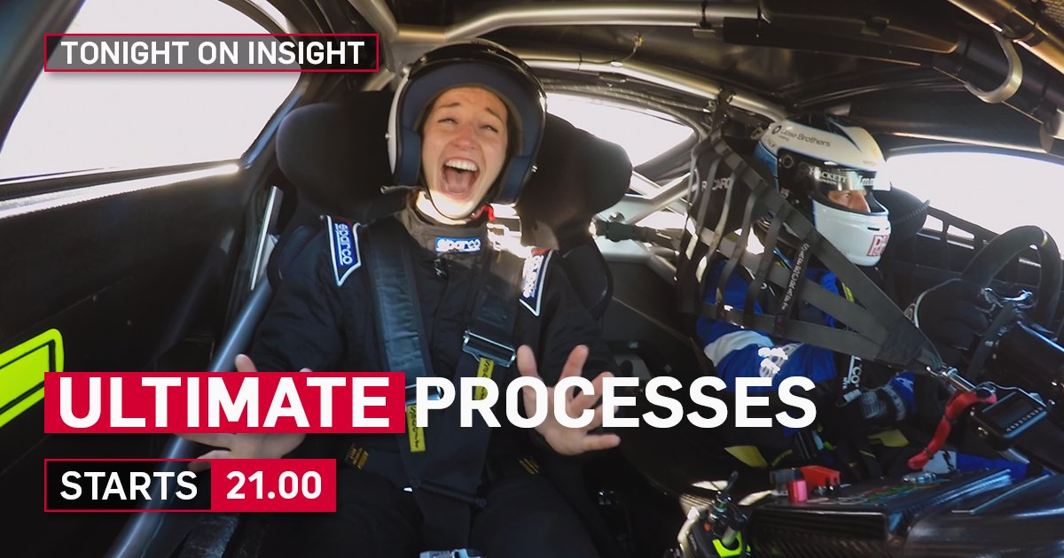 WatchInsightTV's tweet photo. Host @FranChiorando hits the racetrack tonight for a test drive in a hand-built Aston Martin! #UltimateProcesses, 21:00 (CET), on @insight https://t.co/d50zdNZ4eU