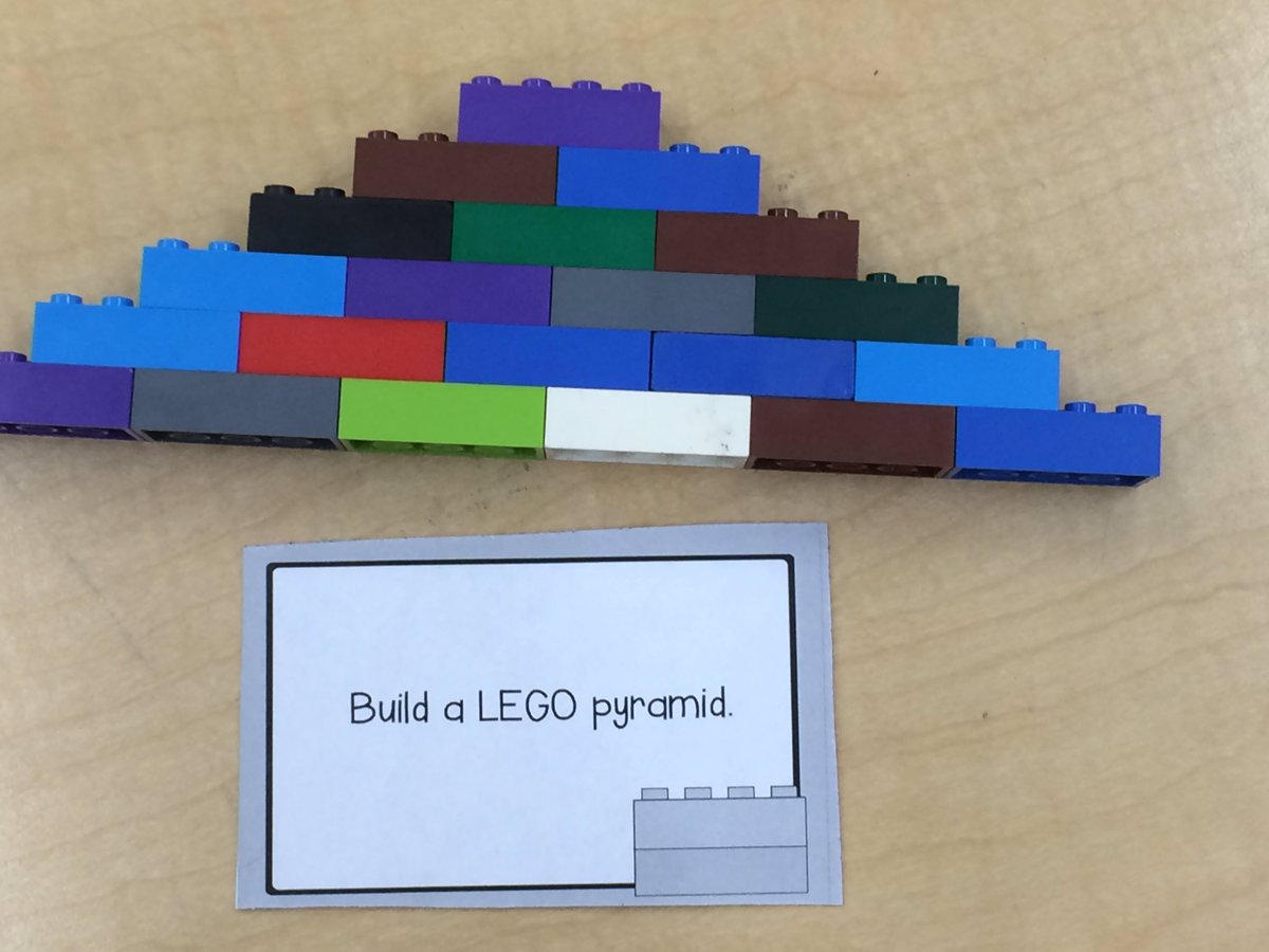 Rooms 12 &amp; 13 Ss doing some Lego challenges