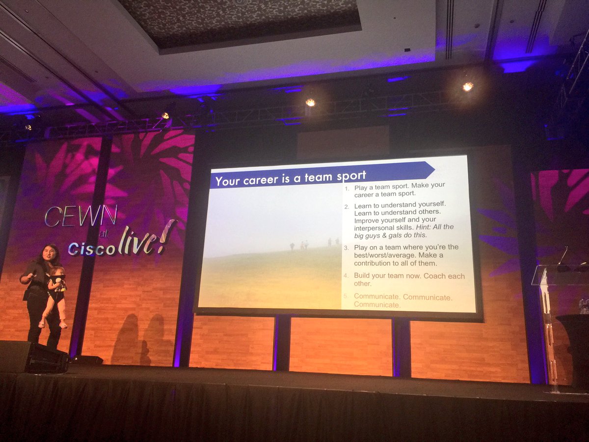 barbsrl's tweet photo. No judging each other, inspire, give confidence to others & be a strong woman advocate #CiscoCEWN ... talk about motivation .. U r amazing https://t.co/haWjVOAzu5