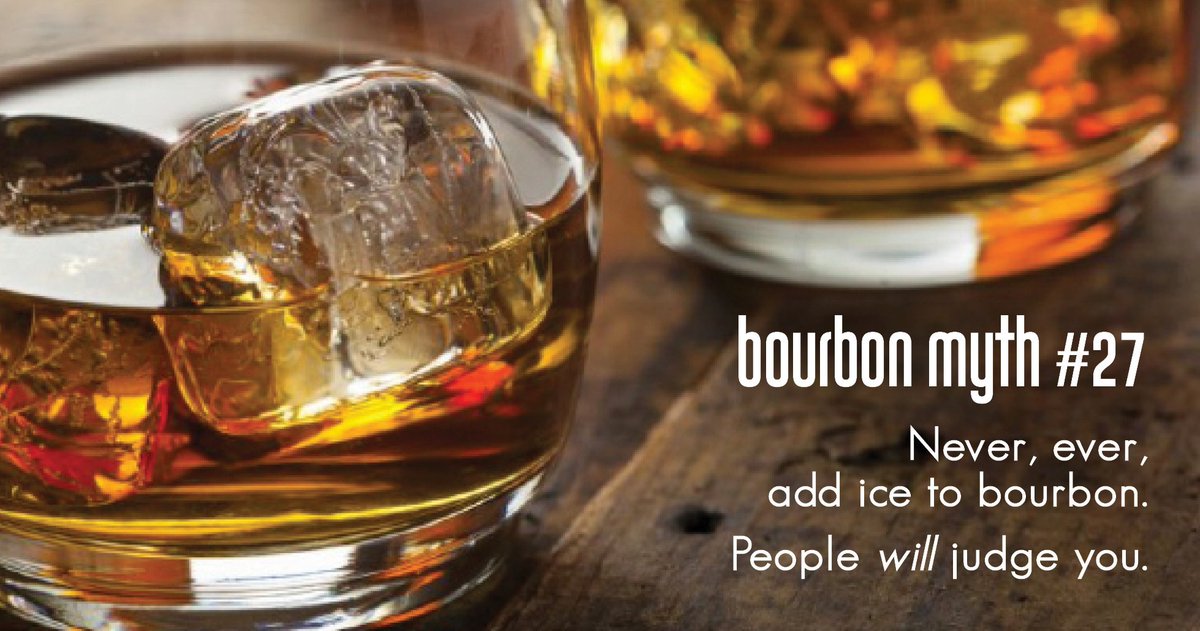 StepsLounge's tweet photo. Is there a wrong way to drink bourbon? Adding ice is definitely not it. Ice can actually bring out the flavour &amp; make it easy to drink. https://t.co/NlQ9PMfmBL