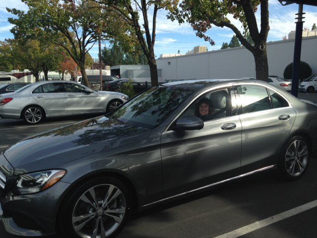 MercedesBenzSac's tweet photo. Deborah taking delivery of her new C 300! Congratulations and welcome to the Von Housen family! https://t.co/Twb0eXQYJS