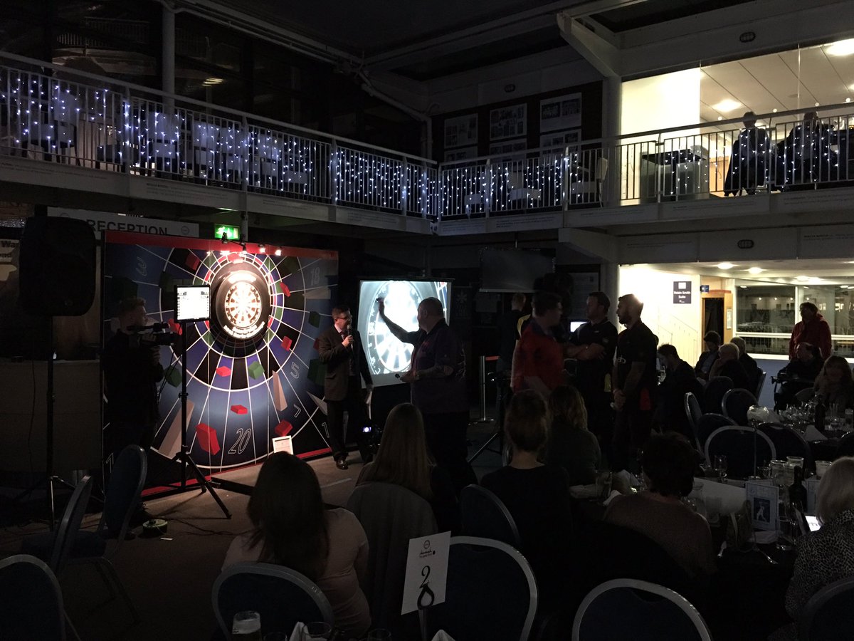 Superchin180's tweet photo. Playing darts with @SouthamptonFC @chazaustin10 @slug_7 tonight https://t.co/DAhXmXYb6J