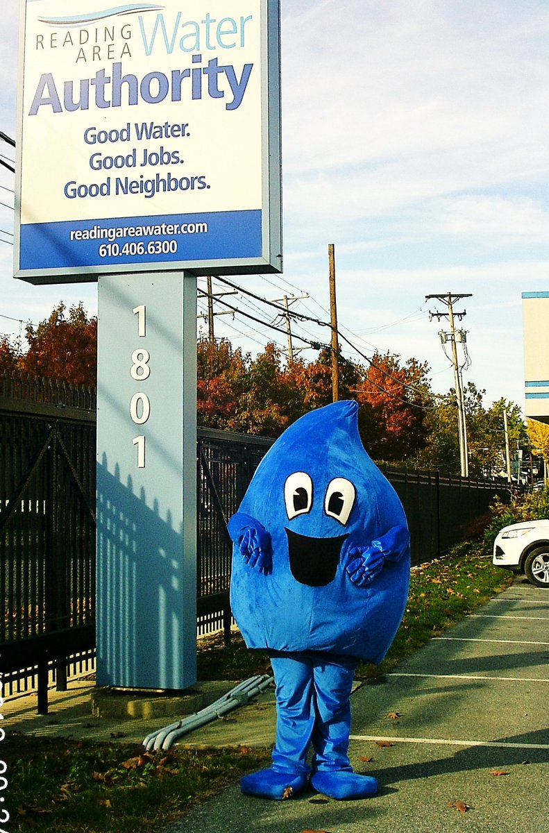 ReadingWater's tweet image. SAY HELLO TO OUR NEW MASCOT! #goodwater #goodjobs #goodneighbors