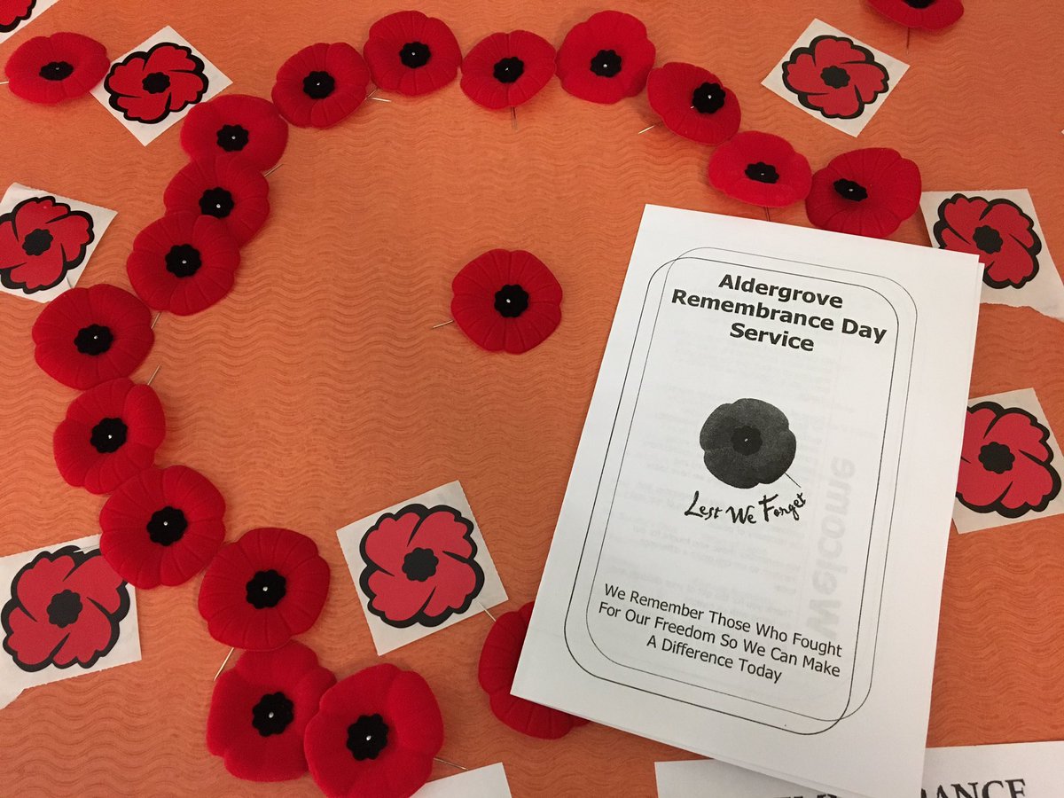 MissNaqi's tweet photo. Our Remembrance Day service for the community starts in half an hour! #lestweforget @AldergrovePS https://t.co/YFsBLciGri