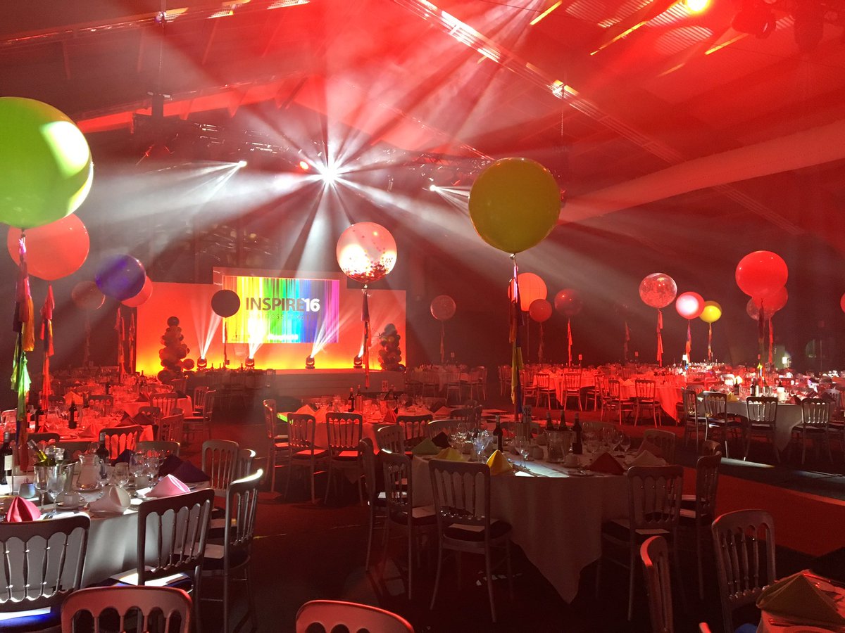 LiteupEvents's tweet photo. Looking good here at #INSPIRE16 https://t.co/qT7je9vkOA