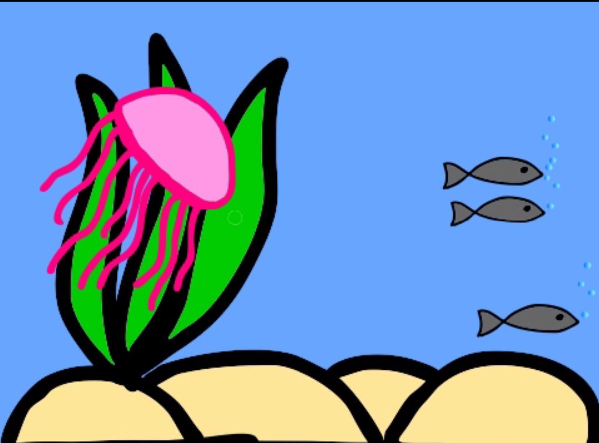 DoInkTweets's tweet image. Keep Swimming shared by @lmkemsdigital  #digitalartclass @LandmarkSchool  Made with #doink #animation app