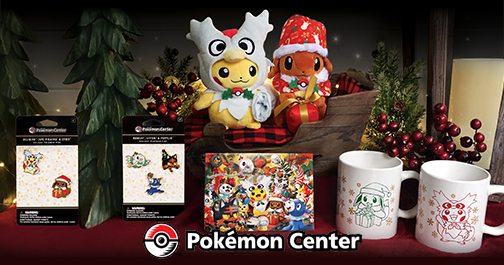 Pokemon's tweet photo. Get into the holiday spirit with the #PokemonCenter! Available 11/16: https://t.co/HsMEnLaCZ5 https://t.co/GVx4c2AaZ4