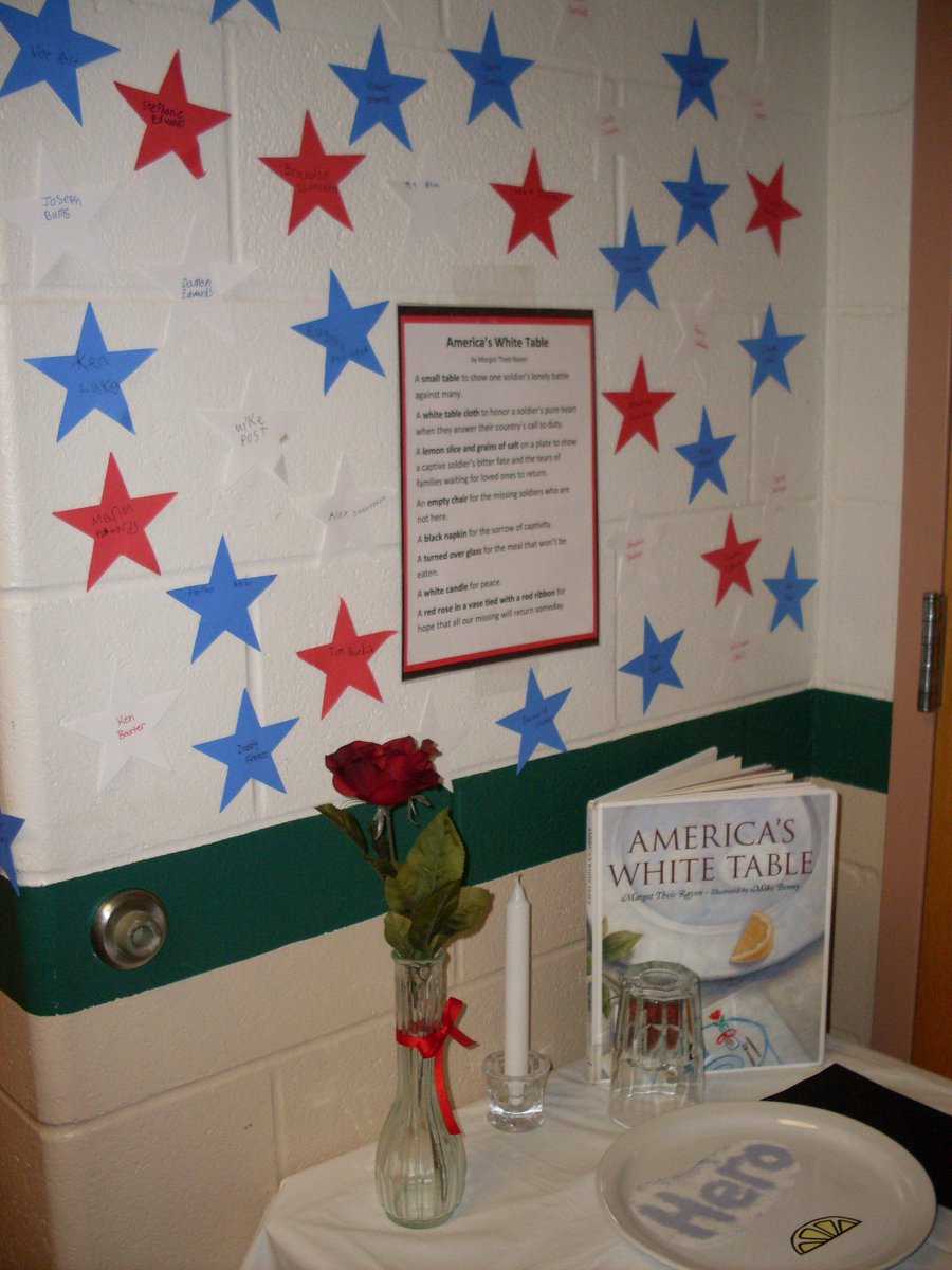 LibrarySG's tweet image. A lot of veteran's from our Stonegate family and friends being honored this week! #AmericasWhiteTable  #VeteransDay