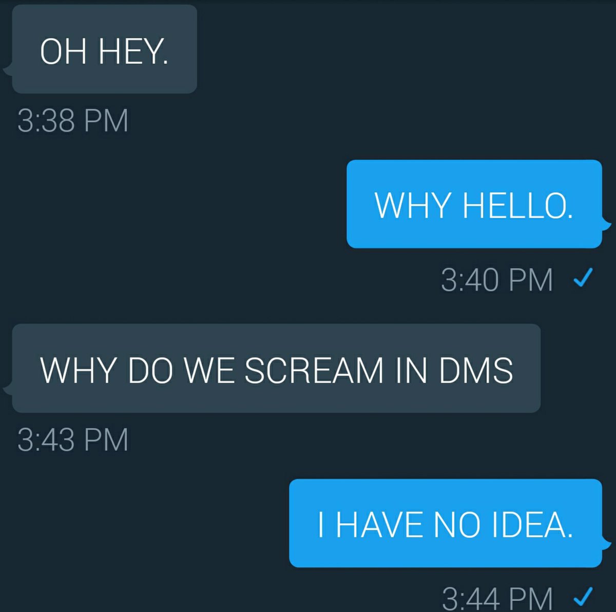 FallenLikeSnow's tweet image. || BECAUSE SCREAMING IS FUN.